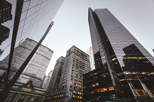 nyc downtown skyscrapers