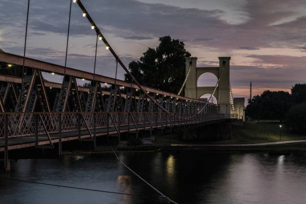 istock Waco Suspension Bridge crossing the Brazos River 913898060