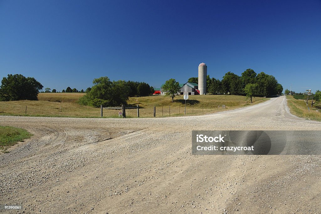 Estrada Rural Picturesque Ontário - Royalty-free Ontário - Canadá Foto de stock