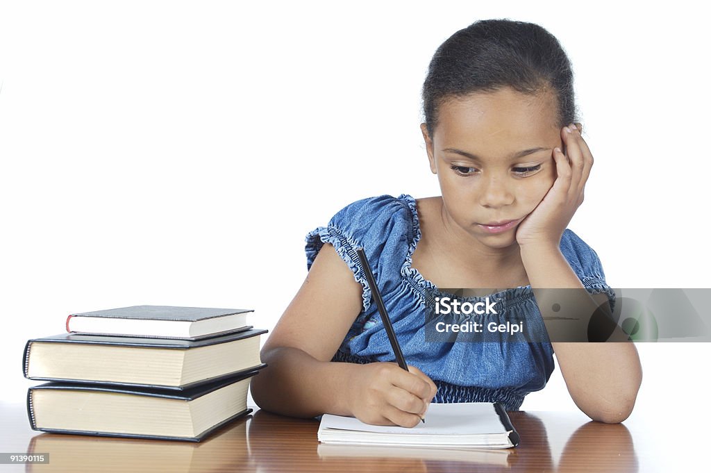 Mädchen studieren - Lizenzfrei Afrikanischer Abstammung Stock-Foto