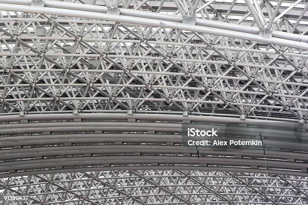 Modern Steel Construction Stock Photo - Download Image Now - Abstract, Arch - Architectural Feature, Architecture
