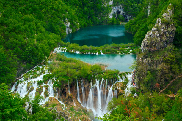 istock Waterfalls in Plitvice National Park 913906712