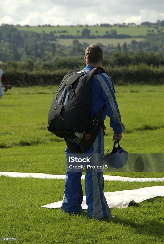 Parachutist - Foto stock royalty-free di Paracadutismo