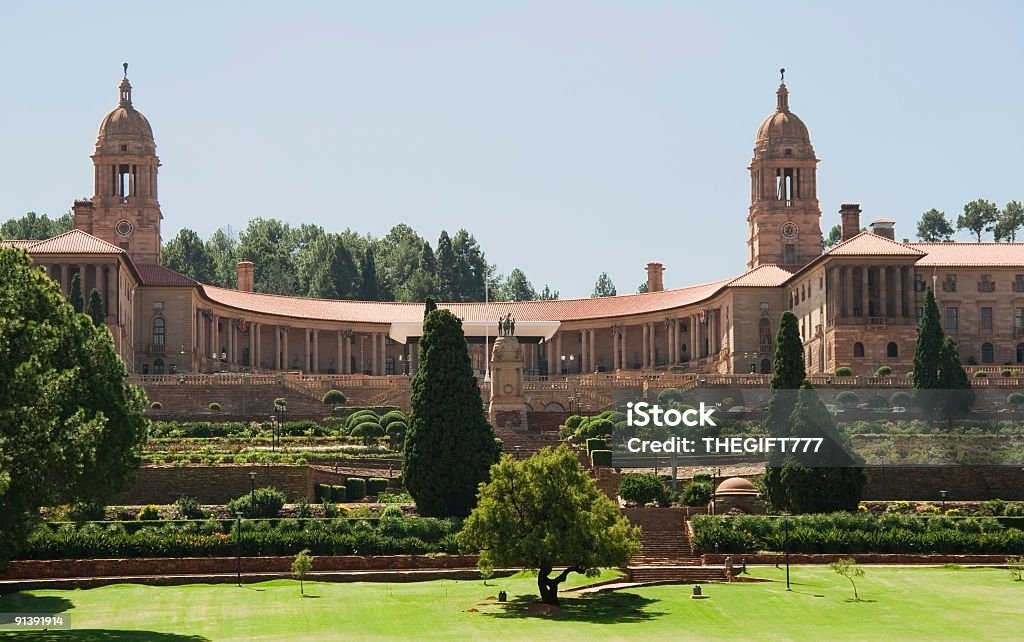 Large union buildings in the heart of South Africa Union Buildings in Pretoria - Tshwane, as seen from the front, more recent picture #10476345 and full building evening sunset at http://tiny.ly/Dosq   Pretoria Stock Photo