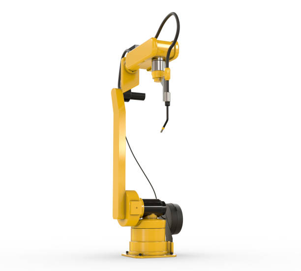 istock Industrial Robotic Arm Isolated On White 913947382
