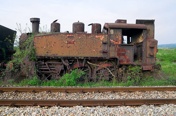 istock Rusty steam locomotive 91395619