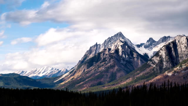 Time-lapse of the Canadian Rockies in the Summer