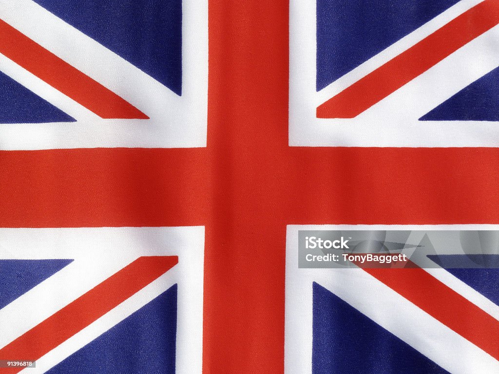 Union Jack - Foto de stock de Azul royalty-free