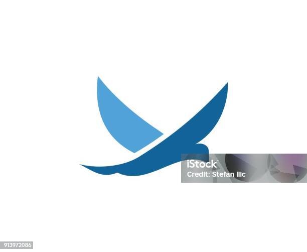 Icona Uccello - Immagini vettoriali stock e altre immagini di Uccello - Uccello, Volare, Logo