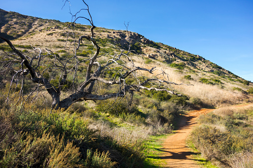 Bernardo Mountain Summit Hiking Trail in Poway San Diego County North Inland near Interstate 15