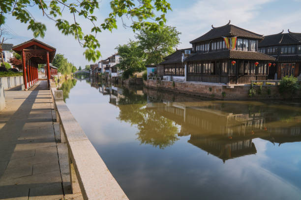 istock ancient town scenery in Suzhou China 913983612