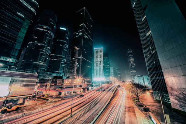 istock Business district in Hong Kong 913984250