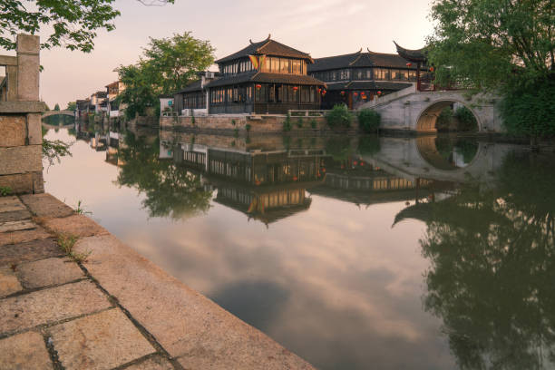 istock ancient town scenery in Suzhou China 913984426