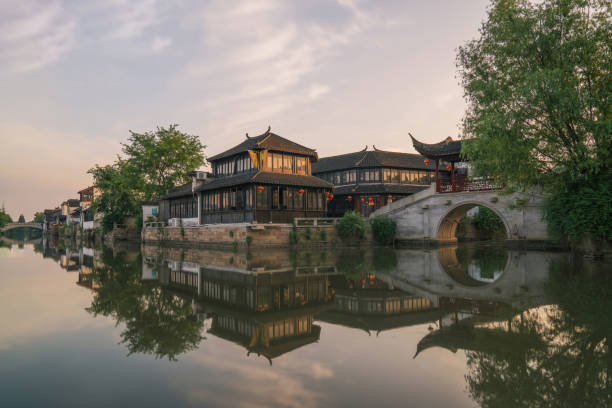 istock ancient town scenery in Suzhou China 913984438