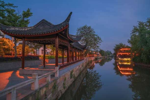 istock ancient town scenery in Suzhou China 913987074