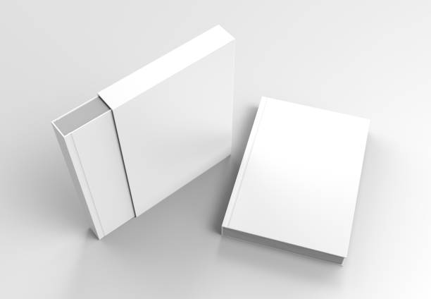 istock Slipcase book mock up isolated on soft gray background. 3D illustrating. 913995412