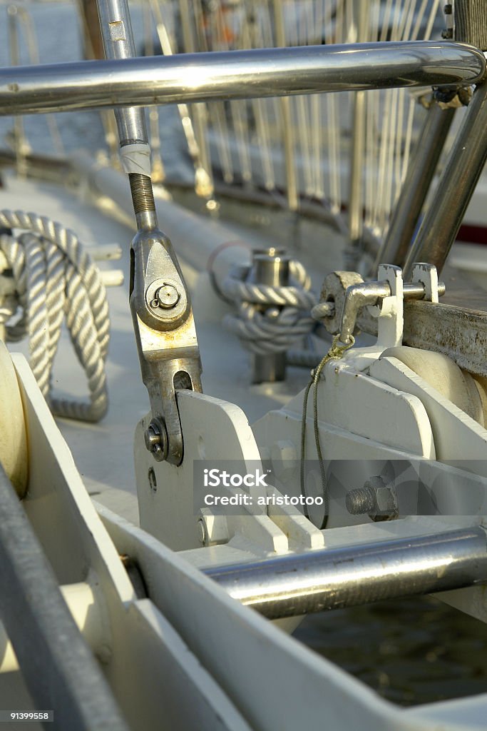 Schiffsmast Shrouds - Lizenzfrei Anker Stock-Foto