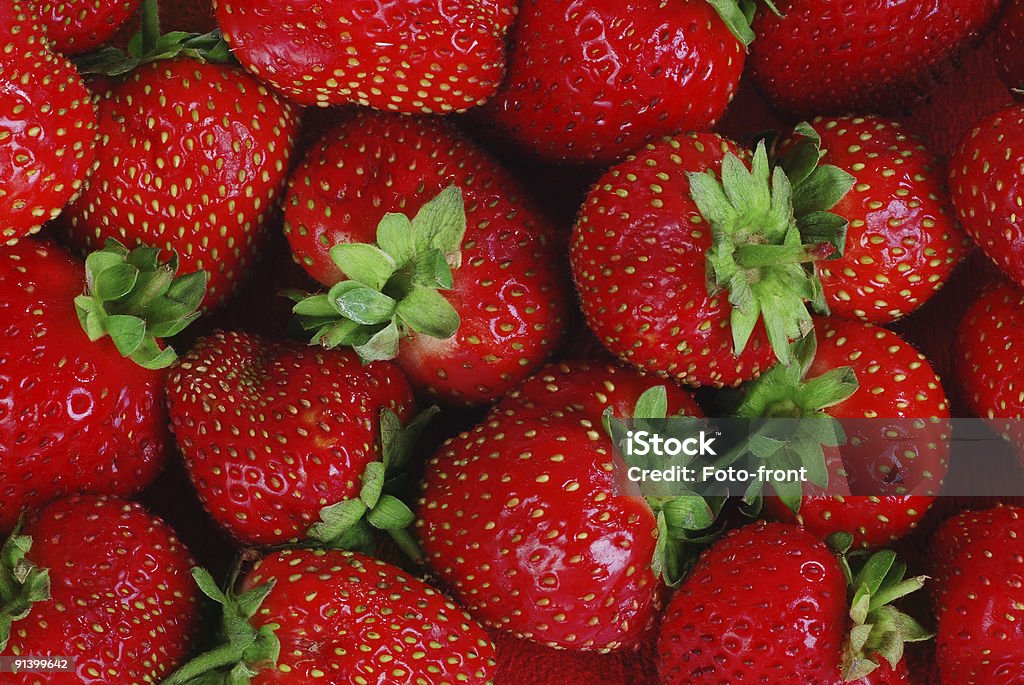 Stawberries  Abundance Stock Photo