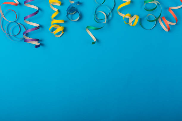 istock Party festive background with confetti. Copy space 914000066