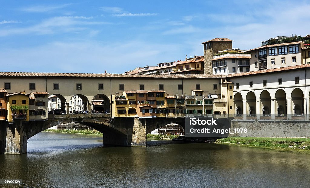Beau pont Ponte Vecchio - Photo de Architecture libre de droits