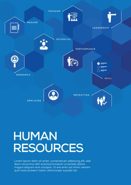 Human Resources. Brochure Template Layout, Cover Design