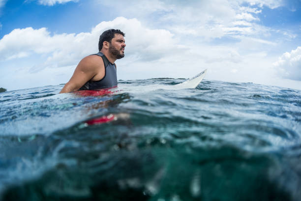 istock Surfer waits the wave on line up 914011390