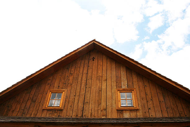 istock windows of old wooden house 91401413