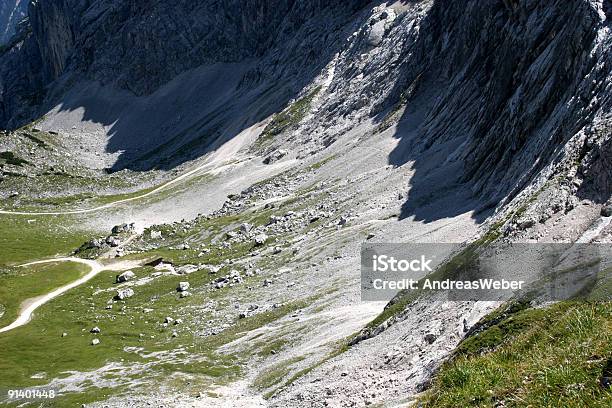 Alpspitzekar In Garmischpartenkirchen Stockfoto und mehr Bilder von Abgeschiedenheit - Abgeschiedenheit, Alpen, Alpspitze