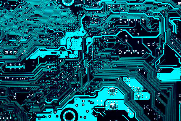 istock blue circuit board background of computer motherboard 914018664