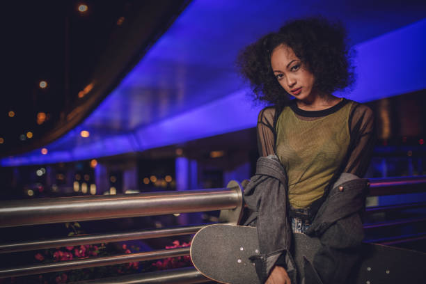 istock Woman with skate 914018840