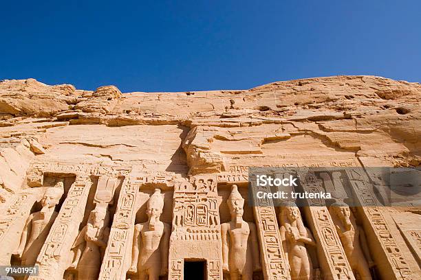 Hator Tempio - Fotografie stock e altre immagini di Abu Simbel - Abu Simbel, Africa, Antica civiltà