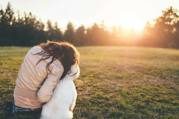 istock Enjoying sunset with my dog 914023534