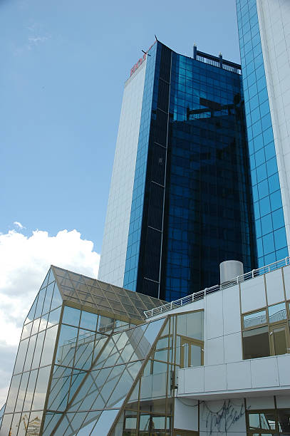 istock Modern building in Odessa harbor area 91402414