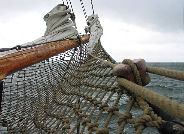 伝統的な木材の帆船 - traditional culture tall ship mast sailing ship ストックフォトと画像