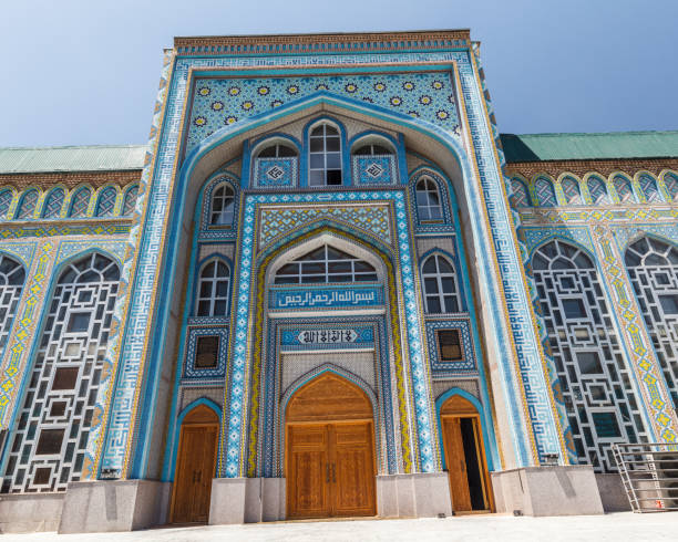 istock Beautiful Haji Yaqub Mosque in Dushanbe 914027104