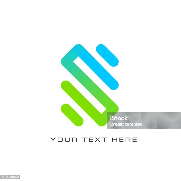Slinesymbol Stock Vektor Art und mehr Bilder von Logo - Logo, Buchstabe S, Technologie