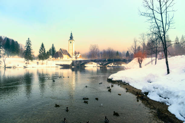 istock Bohinj lake in winter, Slovenia 914038746