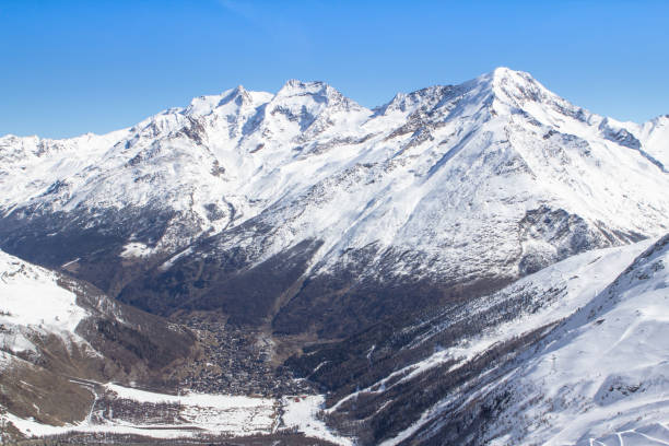 istock Saas-Fee Village in Valley, Switzerland 914045970