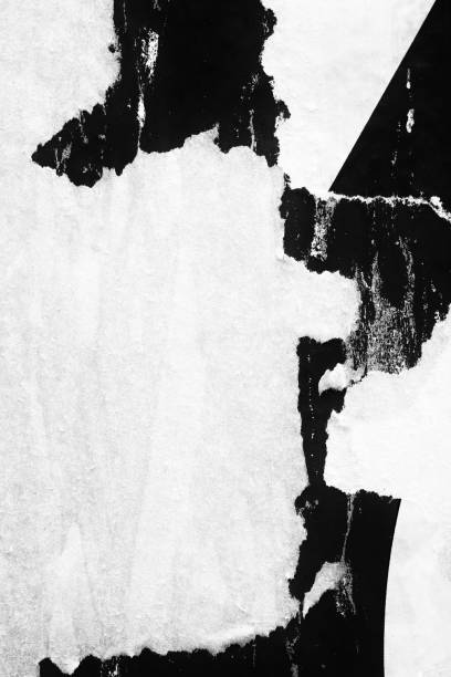 istock Old ripped torn crumpled creased posters grunge textures backgrounds 914049908