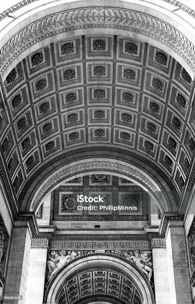 Arc de Triomphe: Detalles - Foto de stock de Arco - Característica arquitectónica libre de derechos