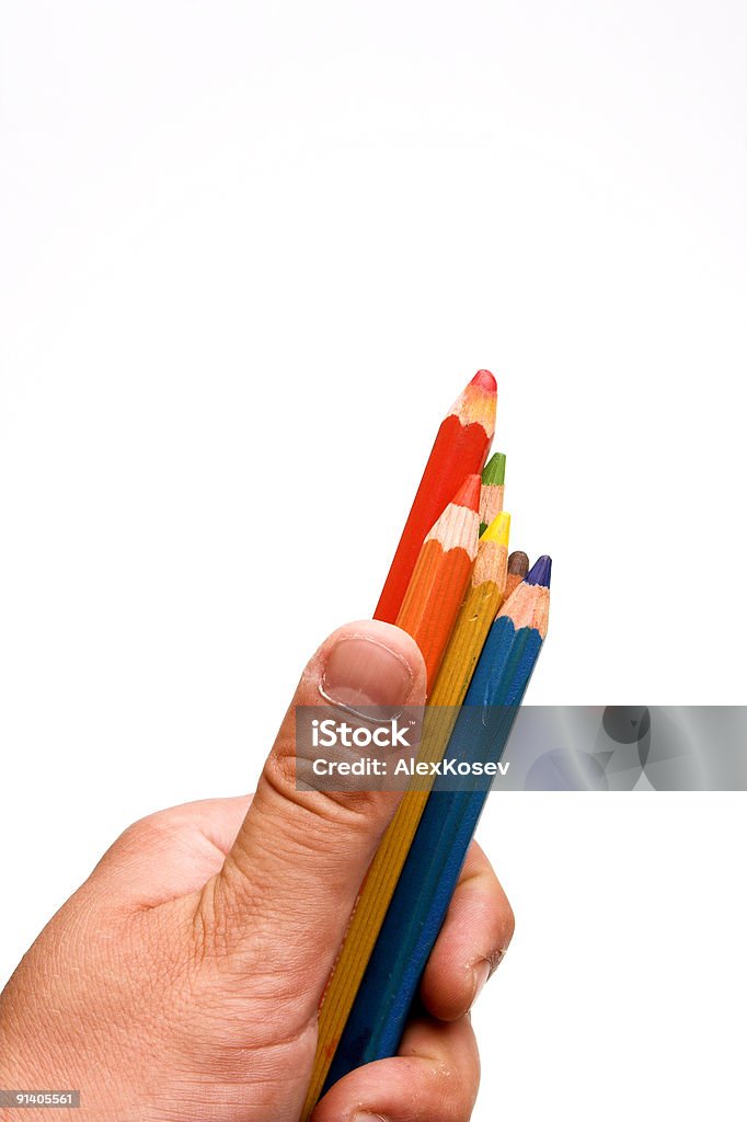 Cor pensils - Foto de stock de Abstrato royalty-free
