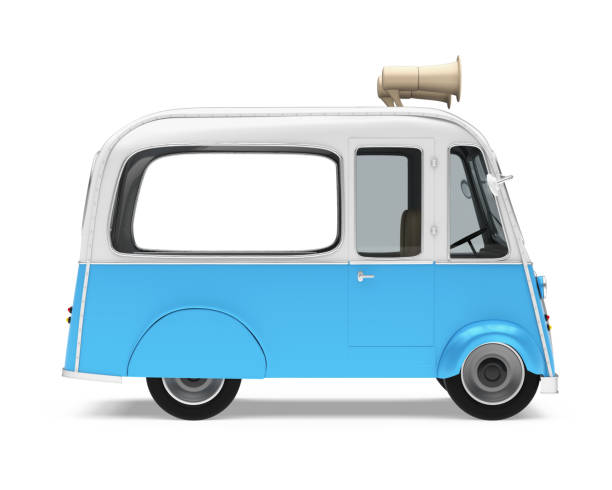 istock Ice Cream Food Truck Isolated 914056544
