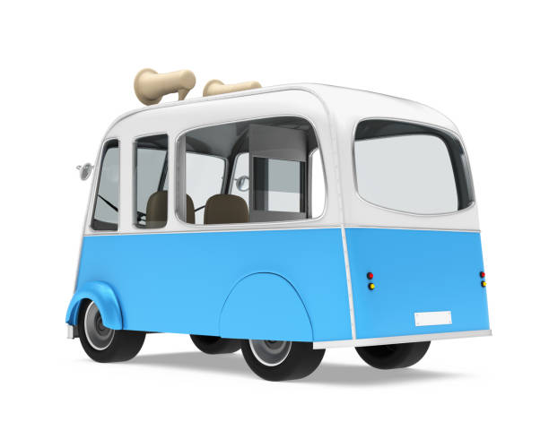 istock Ice Cream Food Truck Isolated 914057378