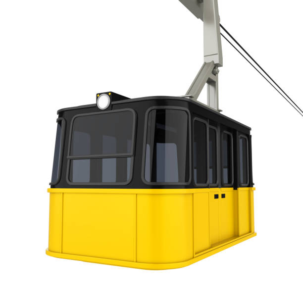 istock Gondola Lift Cable Car Isolated 914058738
