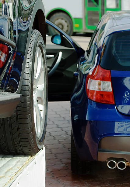 istock New automobiles for sale. 91406695