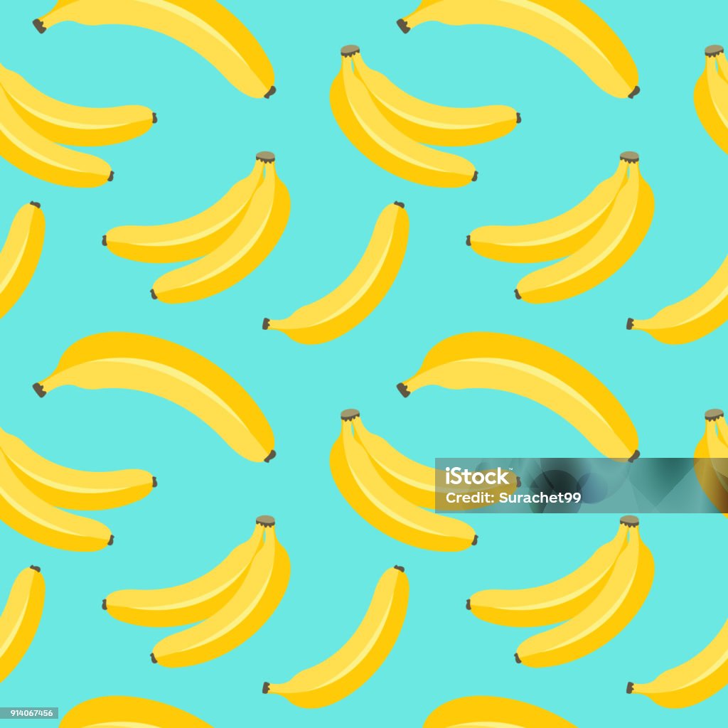 Banana pattern. Banana pattern. Seamless background vector illustration Banana stock vector