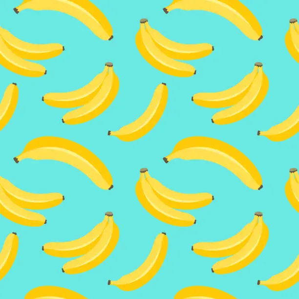 Vector illustration of Banana pattern.