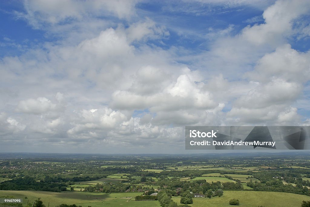 Vue depuis the South Downs - Photo de Au loin libre de droits