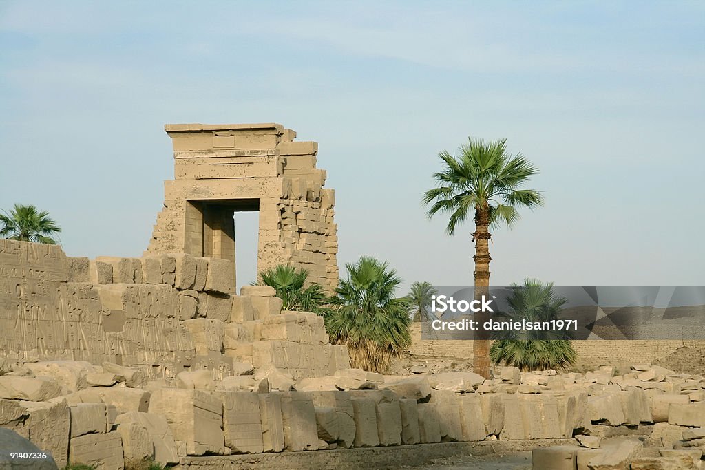 Templo de karnak - Foto de stock de Egipto libre de derechos