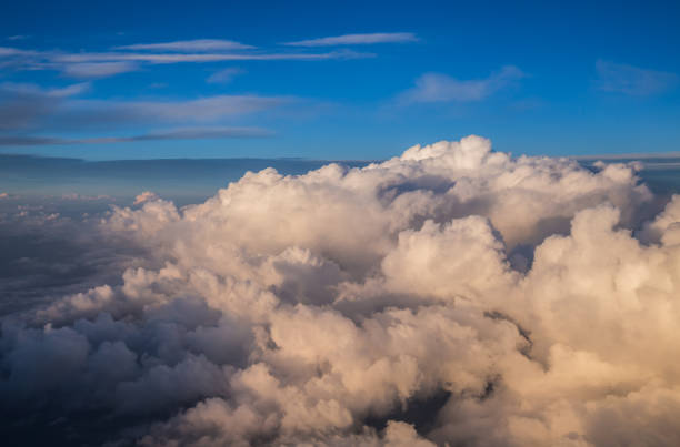 istock Heaven like clouds seen from above, airplane view 914077470